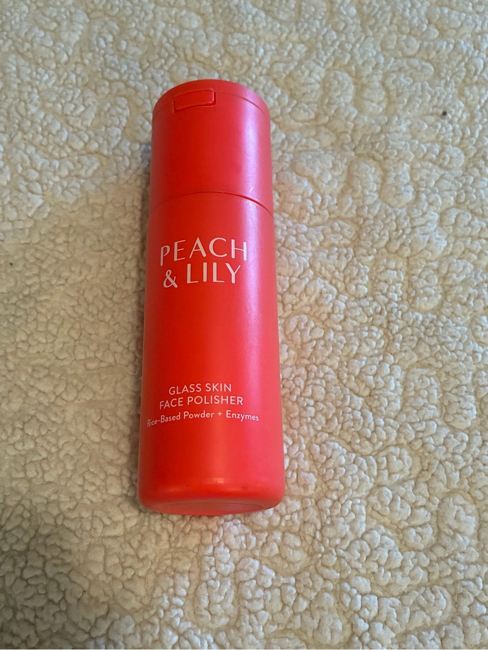 Peach & Lily Coral Face Polisher — Gentle Exfoliating Powder
